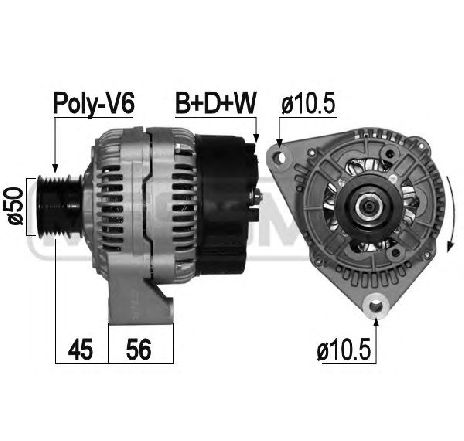 Generator / Alternator ERA 209077</br>Piesa auto pentru Generator /Alternator / Elemente Generator / Alternator ERA 209077</br>Piesa auto pentru Generator /Alternator / Elemente