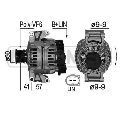 Generator / Alternator ERA 209082</br>Piesa auto pentru Generator /Alternator / Elemente Generator / Alternator ERA 209082</br>Piesa auto pentru Generator /Alternator / Elemente
