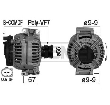 Generator / Alternator ERA 209086</br>Piesa auto pentru Generator /Alternator / Elemente Generator / Alternator ERA 209086</br>Piesa auto pentru Generator /Alternator / Elemente