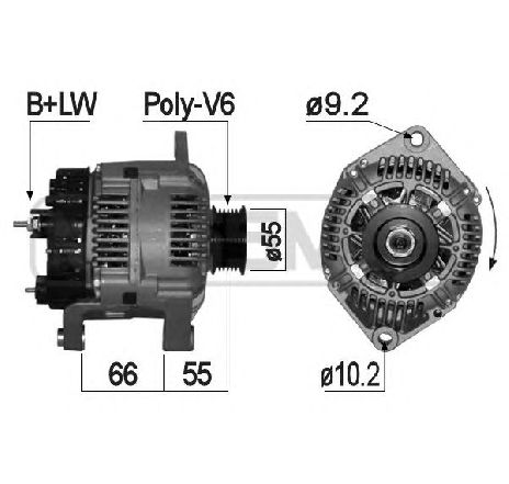 Generator / Alternator ERA 209139</br>Piesa auto pentru Generator /Alternator / Elemente Generator / Alternator ERA 209139</br>Piesa auto pentru Generator /Alternator / Elemente
