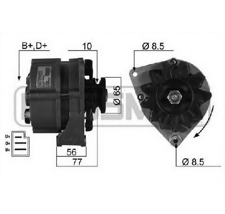 Generator / Alternator ERA 210106</br>Piesa auto pentru Generator /Alternator / Elemente Generator / Alternator ERA 210106</br>Piesa auto pentru Generator /Alternator / Elemente