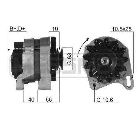 Generator / Alternator ERA 210127</br>Piesa auto pentru Generator /Alternator / Elemente Generator / Alternator ERA 210127</br>Piesa auto pentru Generator /Alternator / Elemente