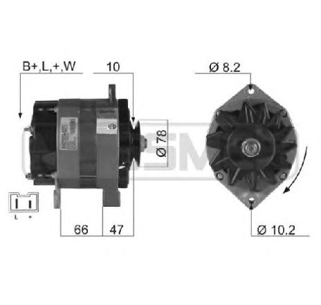 Generator / Alternator ERA 210163</br>Piesa auto pentru Generator /Alternator / Elemente Generator / Alternator ERA 210163</br>Piesa auto pentru Generator /Alternator / Elemente