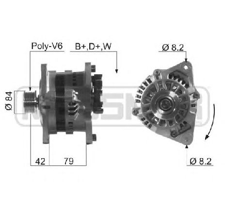 Generator / Alternator ERA 210253</br>Piesa auto pentru Generator /Alternator / Elemente Generator / Alternator ERA 210253</br>Piesa auto pentru Generator /Alternator / Elemente