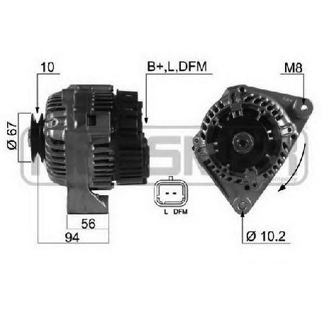 Starter ERA 210494</br>Piesa auto pentru Sistem pornire Starter ERA 210494</br>Piesa auto pentru Sistem pornire