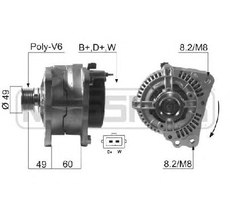 Generator / Alternator ERA 210621</br>Piesa auto pentru Generator /Alternator / Elemente Generator / Alternator ERA 210621</br>Piesa auto pentru Generator /Alternator / Elemente