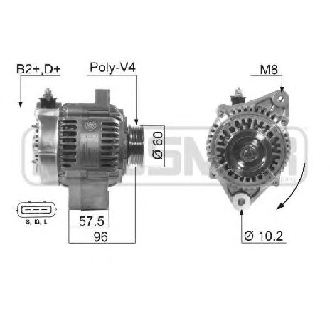 Generator / Alternator ERA 210629</br>Piesa auto pentru Generator /Alternator / Elemente Generator / Alternator ERA 210629</br>Piesa auto pentru Generator /Alternator / Elemente