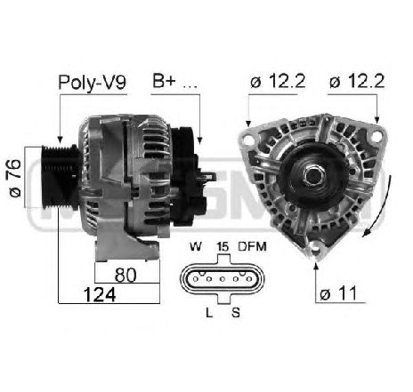 Generator / Alternator ERA 210630</br>Piesa auto pentru Generator /Alternator / Elemente Generator / Alternator ERA 210630</br>Piesa auto pentru Generator /Alternator / Elemente