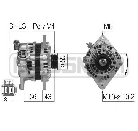 Generator / Alternator ERA 210713</br>Piesa auto pentru Generator /Alternator / Elemente Generator / Alternator ERA 210713</br>Piesa auto pentru Generator /Alternator / Elemente