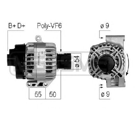 Generator / Alternator ERA 210753</br>Piesa auto pentru Generator /Alternator / Elemente Generator / Alternator ERA 210753</br>Piesa auto pentru Generator /Alternator / Elemente
