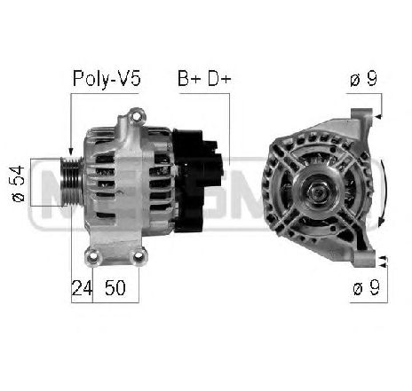 Generator / Alternator ERA 210755</br>Piesa auto pentru Generator /Alternator / Elemente Generator / Alternator ERA 210755</br>Piesa auto pentru Generator /Alternator / Elemente