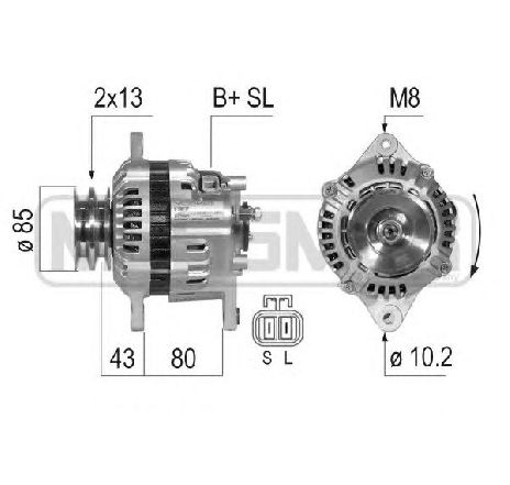 Generator / Alternator ERA 210794</br>Piesa auto pentru Generator /Alternator / Elemente Generator / Alternator ERA 210794</br>Piesa auto pentru Generator /Alternator / Elemente