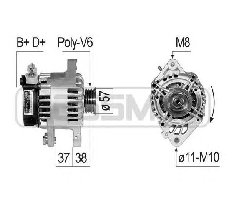 Generator / Alternator ERA 210830</br>Piesa auto pentru Generator /Alternator / Elemente Generator / Alternator ERA 210830</br>Piesa auto pentru Generator /Alternator / Elemente