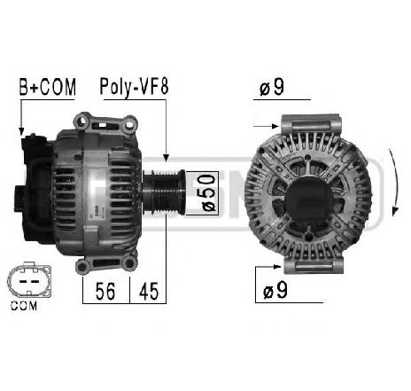 Generator / Alternator ERA 210899</br>Piesa auto pentru Generator /Alternator / Elemente Generator / Alternator ERA 210899</br>Piesa auto pentru Generator /Alternator / Elemente