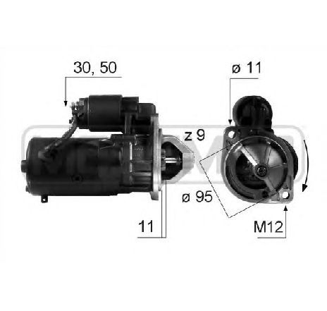 Starter ERA 220000</br>Piesa auto pentru Sistem pornire Starter ERA 220000</br>Piesa auto pentru Sistem pornire