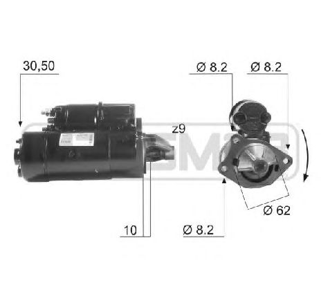 Starter ERA 220002</br>Piesa auto pentru Sistem pornire Starter ERA 220002</br>Piesa auto pentru Sistem pornire