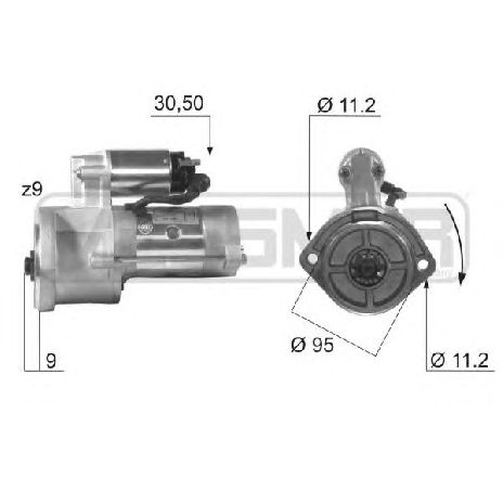 Starter ERA 220003</br>Piesa auto pentru Sistem pornire Starter ERA 220003</br>Piesa auto pentru Sistem pornire