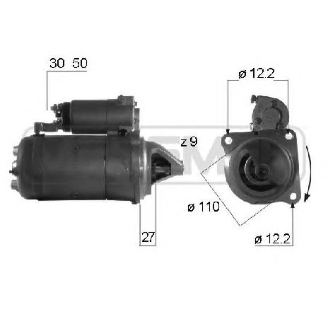 Starter ERA 220016</br>Piesa auto pentru Sistem pornire Starter ERA 220016</br>Piesa auto pentru Sistem pornire