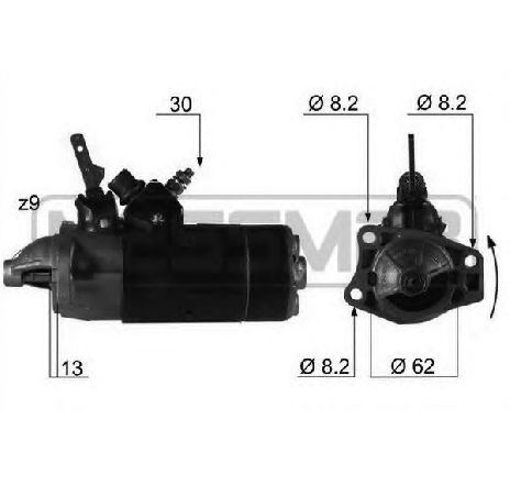 Starter ERA 220025</br>Piesa auto pentru Sistem pornire Starter ERA 220025</br>Piesa auto pentru Sistem pornire