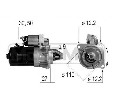 Starter ERA 220038</br>Piesa auto pentru Sistem pornire Starter ERA 220038</br>Piesa auto pentru Sistem pornire