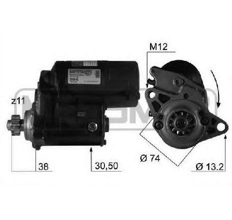 Starter ERA 220040</br>Piesa auto pentru Sistem pornire Starter ERA 220040</br>Piesa auto pentru Sistem pornire