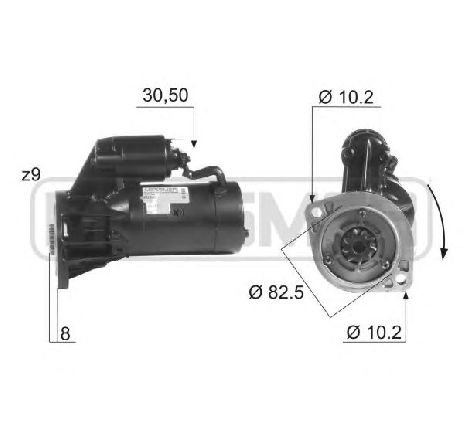 Starter ERA 220083</br>Piesa auto pentru Sistem pornire Starter ERA 220083</br>Piesa auto pentru Sistem pornire