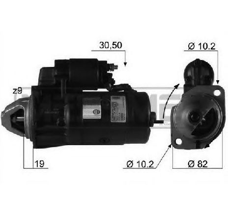 Starter ERA 220093</br>Piesa auto pentru Sistem pornire Starter ERA 220093</br>Piesa auto pentru Sistem pornire