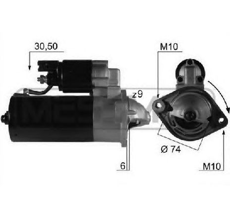 Starter ERA 220094</br>Piesa auto pentru Sistem pornire Starter ERA 220094</br>Piesa auto pentru Sistem pornire