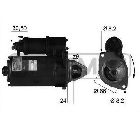 Starter ERA 220109</br>Piesa auto pentru Sistem pornire Starter ERA 220109</br>Piesa auto pentru Sistem pornire