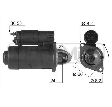 Starter ERA 220114</br>Piesa auto pentru Sistem pornire Starter ERA 220114</br>Piesa auto pentru Sistem pornire