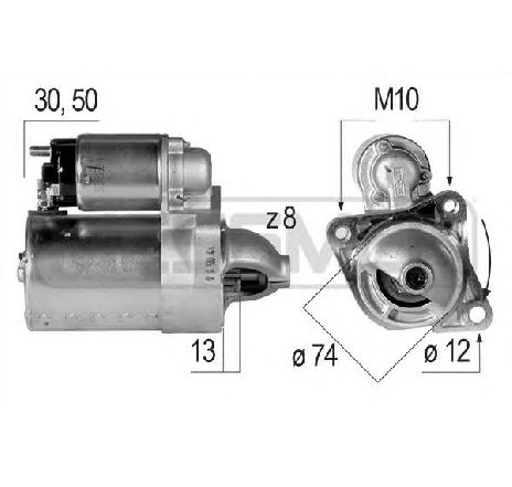 Starter ERA 220118</br>Piesa auto pentru Sistem pornire Starter ERA 220118</br>Piesa auto pentru Sistem pornire