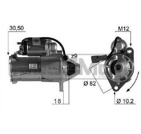 Starter ERA 220119</br>Piesa auto pentru Sistem pornire Starter ERA 220119</br>Piesa auto pentru Sistem pornire