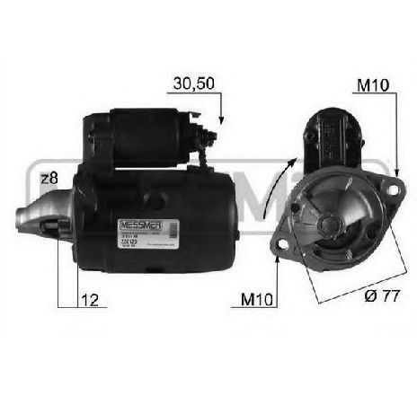 Starter ERA 220120</br>Piesa auto pentru Sistem pornire Starter ERA 220120</br>Piesa auto pentru Sistem pornire