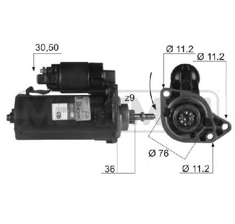 Starter ERA 220131</br>Piesa auto pentru Sistem pornire Starter ERA 220131</br>Piesa auto pentru Sistem pornire