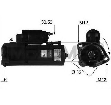 Starter ERA 220137</br>Piesa auto pentru Sistem pornire Starter ERA 220137</br>Piesa auto pentru Sistem pornire