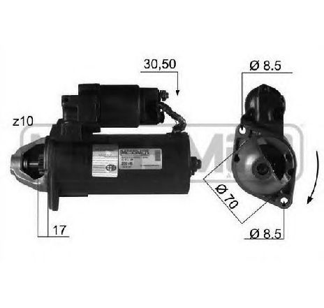 Starter ERA 220146</br>Piesa auto pentru Sistem pornire Starter ERA 220146</br>Piesa auto pentru Sistem pornire