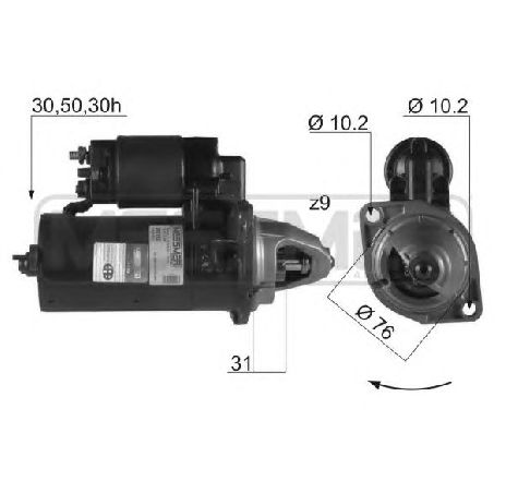 Starter ERA 220152</br>Piesa auto pentru Sistem pornire Starter ERA 220152</br>Piesa auto pentru Sistem pornire
