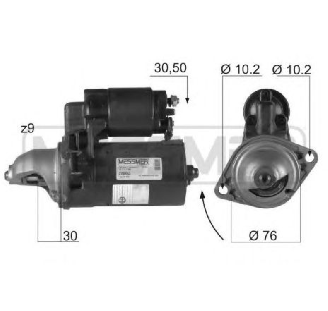 Starter ERA 220153</br>Piesa auto pentru Sistem pornire Starter ERA 220153</br>Piesa auto pentru Sistem pornire