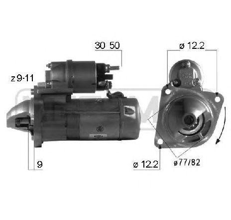 Starter ERA 220155</br>Piesa auto pentru Sistem pornire Starter ERA 220155</br>Piesa auto pentru Sistem pornire