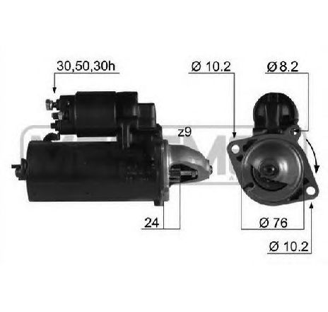 Starter ERA 220169</br>Piesa auto pentru Sistem pornire Starter ERA 220169</br>Piesa auto pentru Sistem pornire