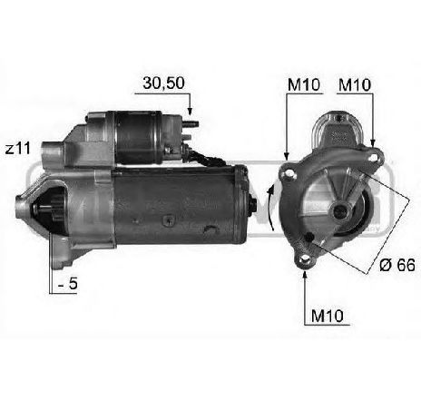 Starter ERA 220171</br>Piesa auto pentru Sistem pornire Starter ERA 220171</br>Piesa auto pentru Sistem pornire