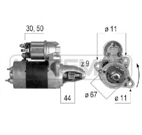 Starter ERA 220173</br>Piesa auto pentru Sistem pornire Starter ERA 220173</br>Piesa auto pentru Sistem pornire