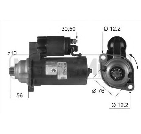 Starter ERA 220181</br>Piesa auto pentru Sistem pornire Starter ERA 220181</br>Piesa auto pentru Sistem pornire