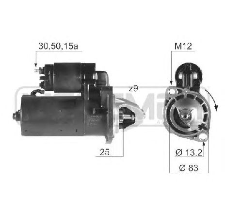 Starter ERA 220188</br>Piesa auto pentru Sistem pornire Starter ERA 220188</br>Piesa auto pentru Sistem pornire