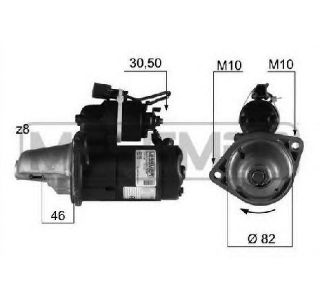 Starter ERA 220192</br>Piesa auto pentru Sistem pornire Starter ERA 220192</br>Piesa auto pentru Sistem pornire