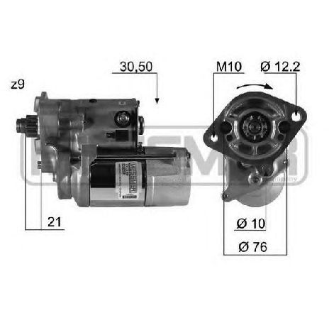 Starter ERA 220207</br>Piesa auto pentru Sistem pornire Starter ERA 220207</br>Piesa auto pentru Sistem pornire