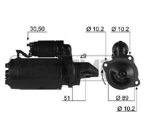 Starter ERA 220232</br>Piesa auto pentru Sistem pornire Starter ERA 220232</br>Piesa auto pentru Sistem pornire