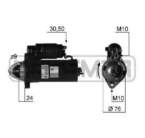 Starter ERA 220332</br>Piesa auto pentru Sistem pornire Starter ERA 220332</br>Piesa auto pentru Sistem pornire