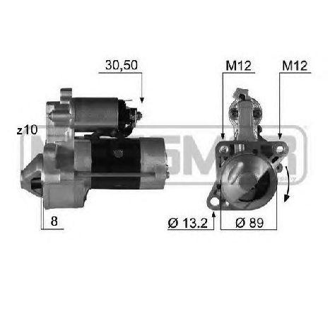 Starter ERA 220342</br>Piesa auto pentru Sistem pornire Starter ERA 220342</br>Piesa auto pentru Sistem pornire