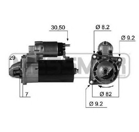 Starter ERA 220346</br>Piesa auto pentru Sistem pornire Starter ERA 220346</br>Piesa auto pentru Sistem pornire